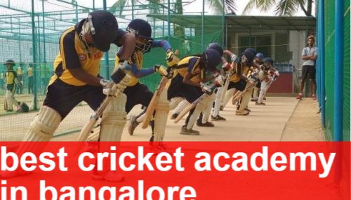 Tell me best cricket academy in bangalore