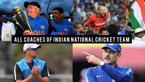 Indian cricket team coach list