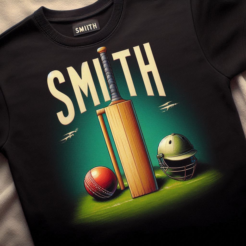 Personalized Cricket T-Shirts with Your Name